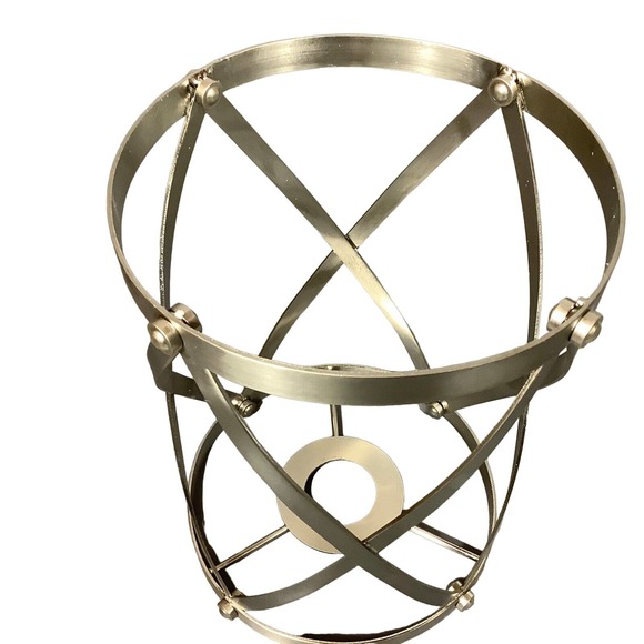 Brushed Nickel Cage Mini Pendant Shade 2.25" Fitter, 7.48"D,  9.76"H - Picture 6 of 6